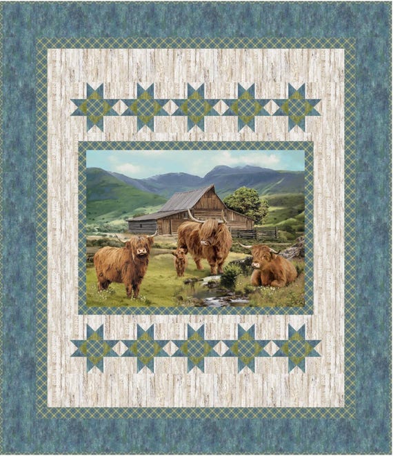 Highland Home Quilt Kit – Pattern PTN3578