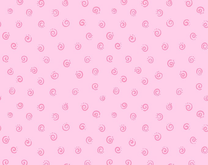 Clothworks Squiggle Fabric Collection SB20053-520 - Pink