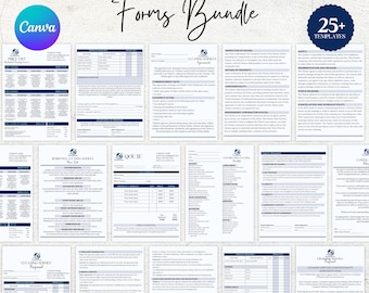 Cleaning Business Forms Bundle, Cleaning Client Intake form & Contract, Cleaning Checklist, Commercial Cleaning Proposal, Cleaning Service