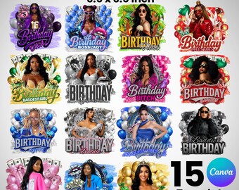 Birthday Designs Templates, Pink Money Zodiac Birthday Digital Designs Bundle, Shot Glass, and T-Shirt Designs, Party Favor Template, Canva