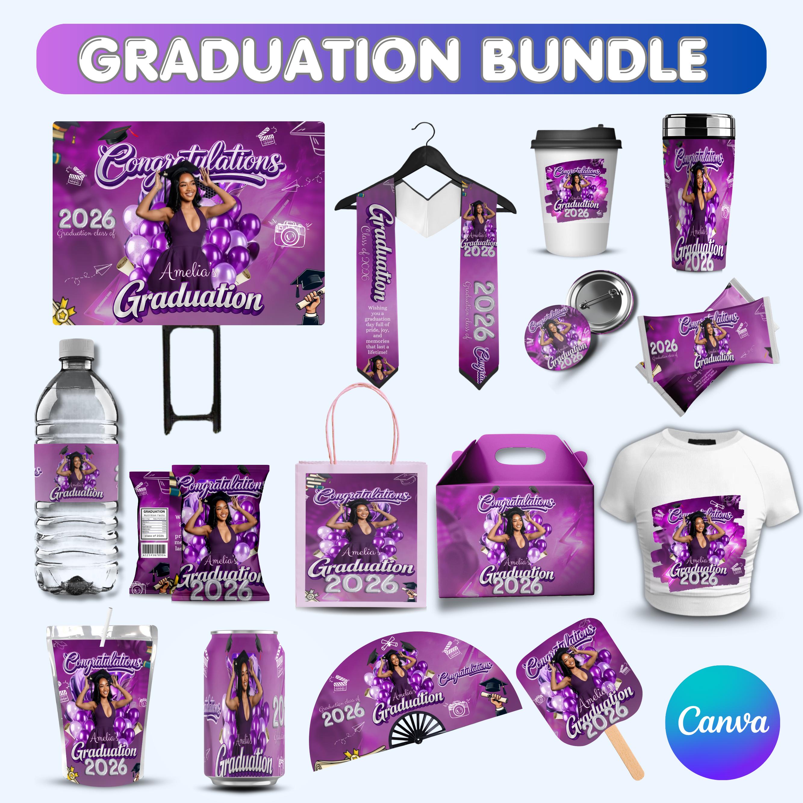 Graduation Party Favor Bundle, Class of 2026 Treat Bundle, Graduation ...