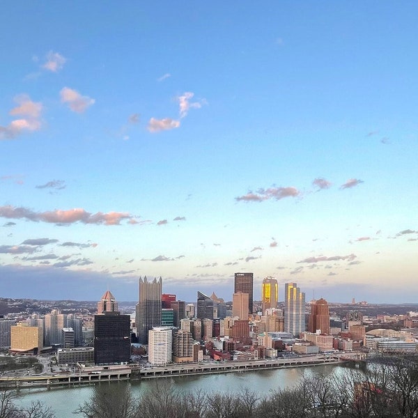 Pittsburgh Skyline w/ Sunset