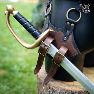 Grenouille épée en cuir, porte-sabre de pirate, Renaissance, pirate, médiéval, cosplay, GN, Halloween