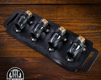 Ledertränkehalter - Cosplay Phiolen Holster, Steampunk Accessoire