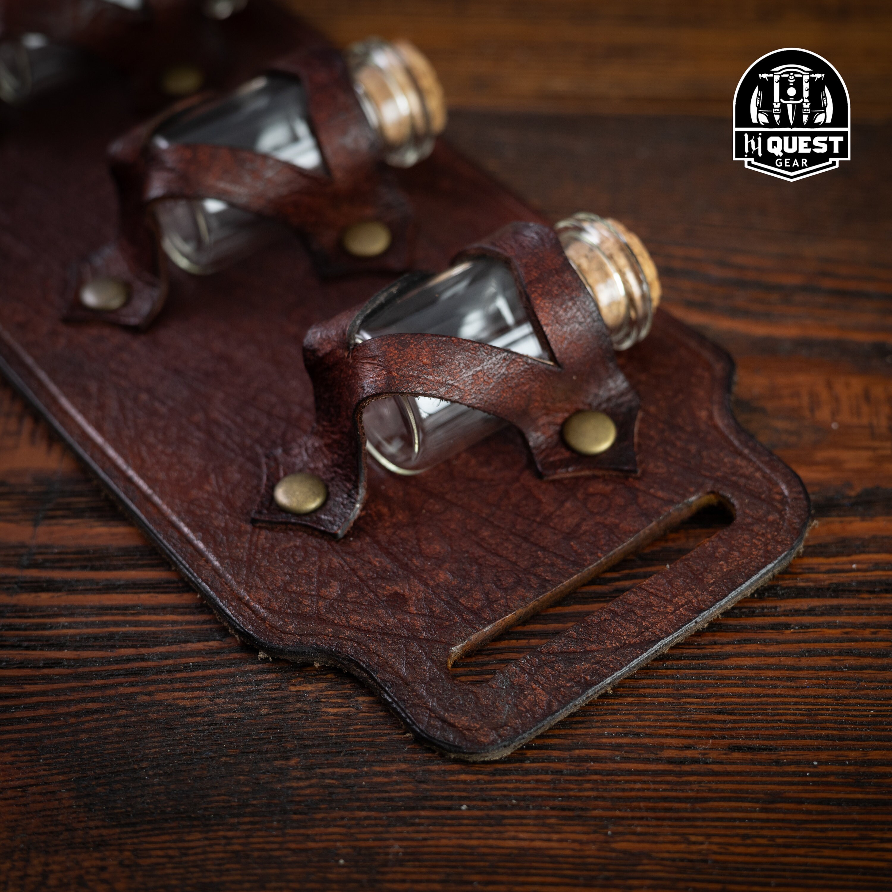 Leather Potion Holder Alchemists Belt Healers Adventurers steampunk Leather Potion Holder Alchemists Belt Healers Adventurers steampunk