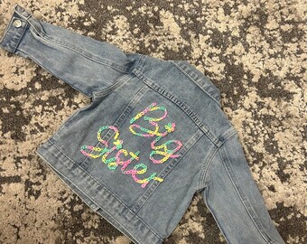 Personalised denim jackets