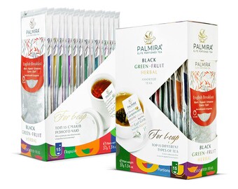 Elite Tea T-CUP BOX 15 tea bags different flavors