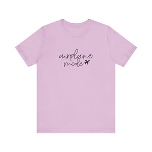 T-shirt mode avion | T-shirt à inscription cursive | Tenues de voyage pour les vacances | -shirt vintage Floride | Graphique unisexe image 13