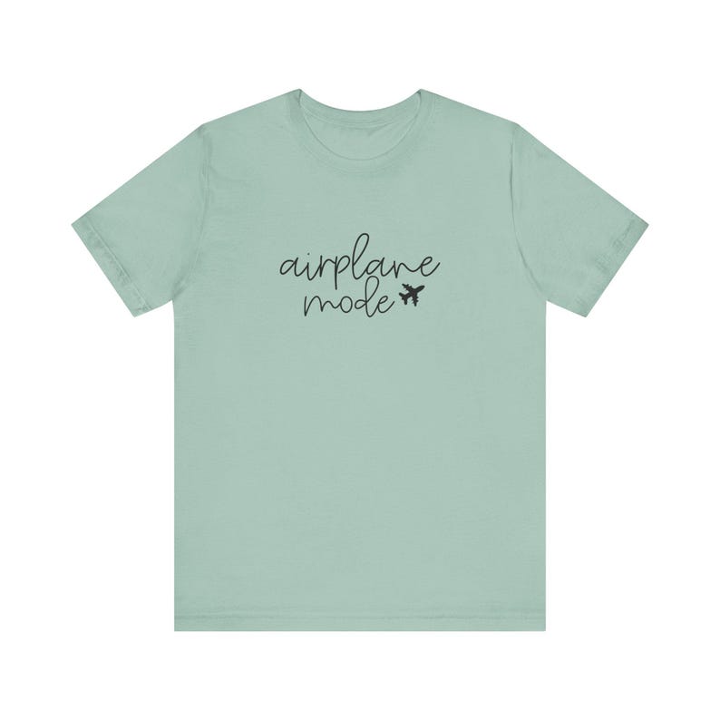 T-shirt mode avion | T-shirt à inscription cursive | Tenues de voyage pour les vacances | -shirt vintage Floride | Graphique unisexe image 8