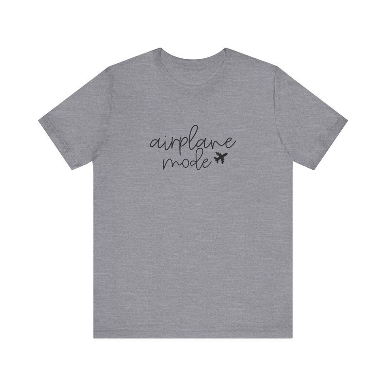 T-shirt mode avion | T-shirt à inscription cursive | Tenues de voyage pour les vacances | -shirt vintage Floride | Graphique unisexe image 11