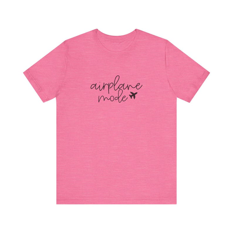 T-shirt mode avion | T-shirt à inscription cursive | Tenues de voyage pour les vacances | -shirt vintage Floride | Graphique unisexe image 12