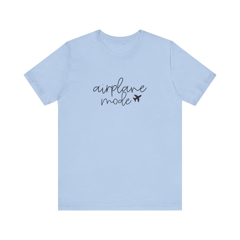 T-shirt mode avion | T-shirt à inscription cursive | Tenues de voyage pour les vacances | -shirt vintage Floride | Graphique unisexe image 10