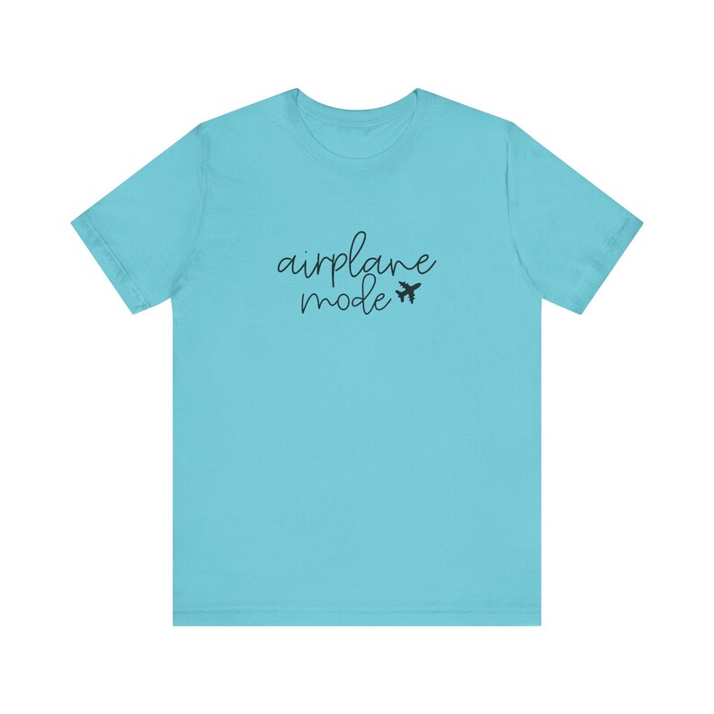 T-shirt mode avion | T-shirt à inscription cursive | Tenues de voyage pour les vacances | -shirt vintage Floride | Graphique unisexe image 9