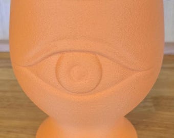 3D Printed Eye Chalice: Occult Planter Bowl - Modern Mystical Decor