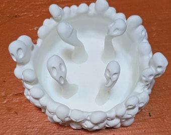 Spectral Ghost Candy Bowl – 3D Printed Halloween Decor