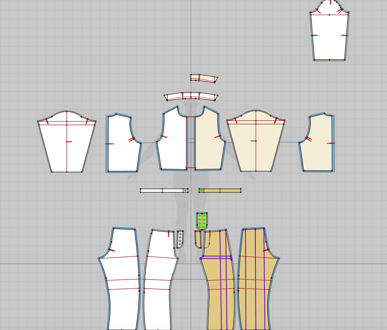 Custom Digital Clo3d/marvelous Designer Patterns and Blocks - Etsy