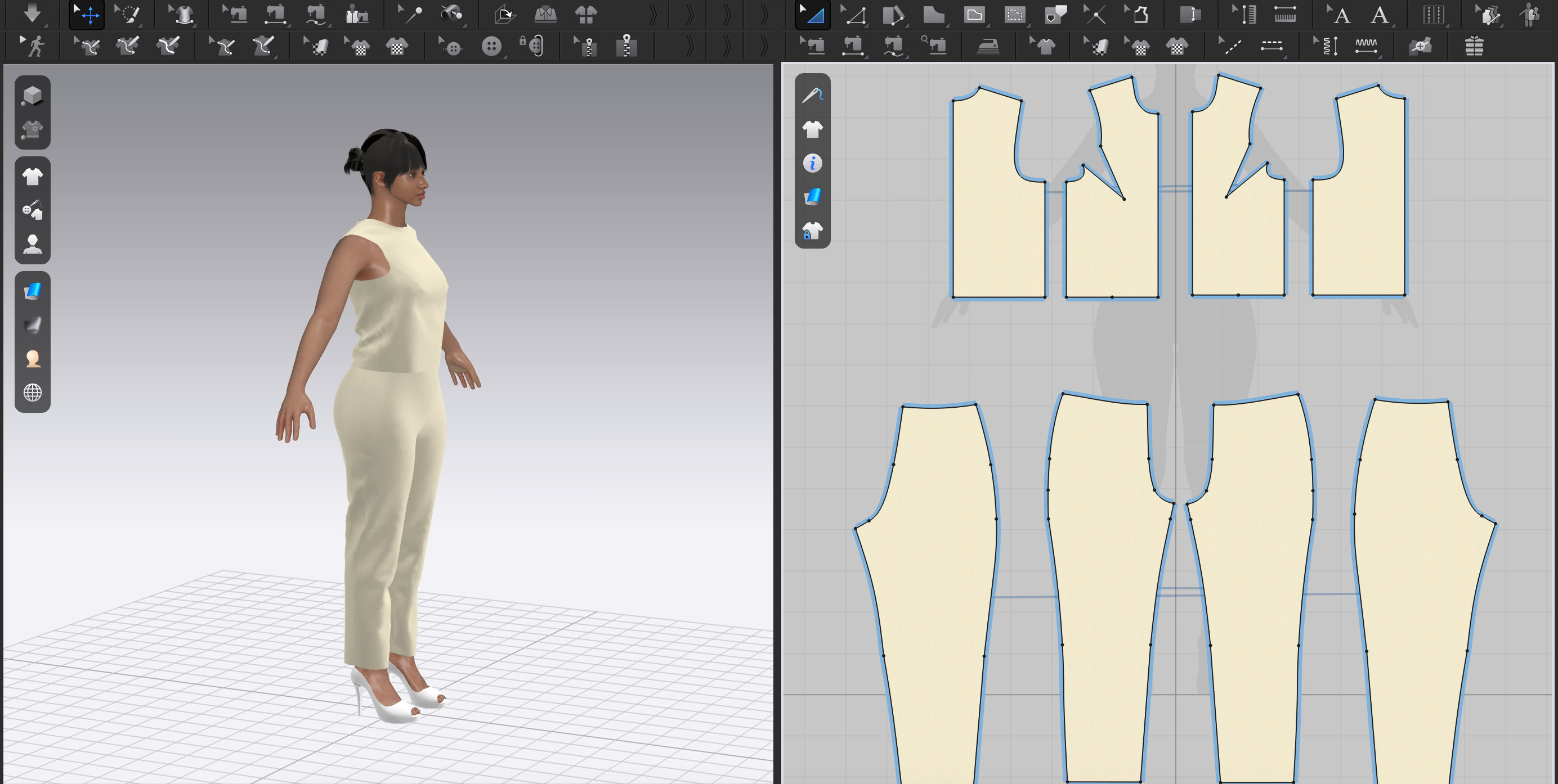 Custom Digital Clo3d/marvelous Designer Patterns and Blocks - Etsy