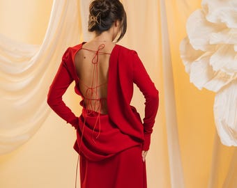 B. Darlin Long Burgundy Evening Dress - High Slit and Lace-up Back Size 11/12 - Etsy B. Darlin Long Burgundy Evening Dress - High Slit and Lace-up Back Size 11/12 - Etsy