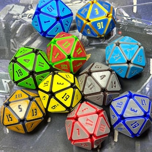 Squishy D20 Fidget Dice • 3D Printed Stress Relief Toy