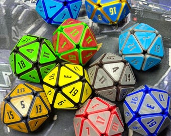 Squishy D20 Fidget Dice • 3D Printed Stress Relief Toy