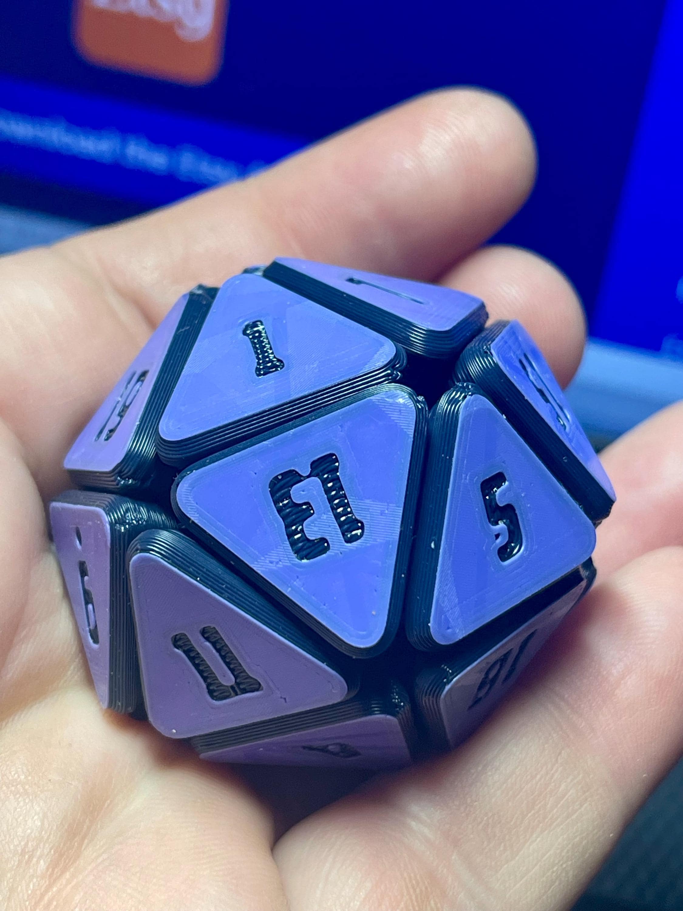 Squishy D20 Fidget Dice • 3D Printed Stress Relief Toy - Etsy