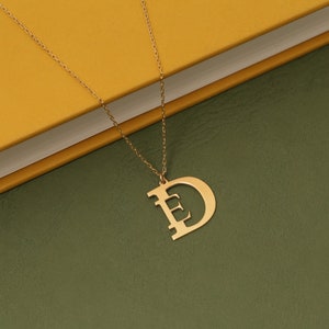 Custom Two Letter Necklace, Double Initial Necklace, Personalized gift for Mom, Birthday Gift, Friendship Necklace, Valentine&#39;s Day Gift,