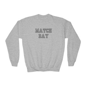 Kids Match Day Crewneck Sweatshirt/Tennis Match/Wrestling Match/Golf Match/Fan Wear zdjęcie 4