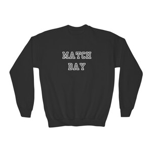 Kids Match Day Crewneck Sweatshirt/Tennis Match/Wrestling Match/Golf Match/Fan Wear zdjęcie 5