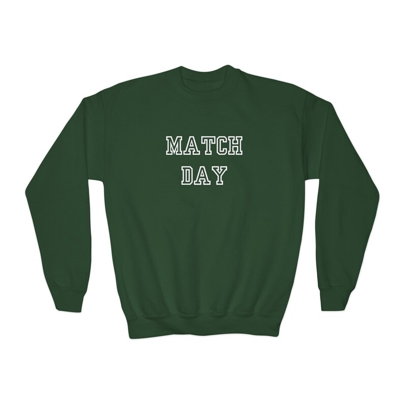 Kids Match Day Crewneck Sweatshirt/Tennis Match/Wrestling Match/Golf Match/Fan Wear zdjęcie 10