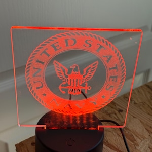 US Navy LED Night Light