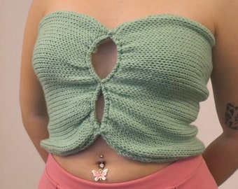 Handmade Butterfly Tube Top