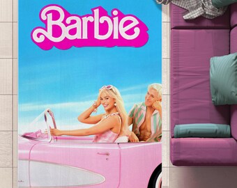Pink Dream Aesthetic Rug Iconic Fashion Car Art Carpet Home Decor Cute Room Gift