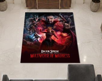 Mystic Magic Sorcerer Rug Portal Art Carpet For Cinema Room Wizard Fantasy Fan Gift