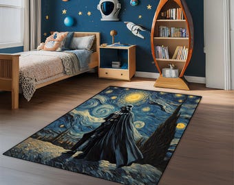 Star Wars Rug, Darth Vader Rug, Star Wars Decor, Starwars,Home Decor Gift,Darth Vader,Living Room Rug, Area Rug,Birthday Gift Rug,Custom Rug