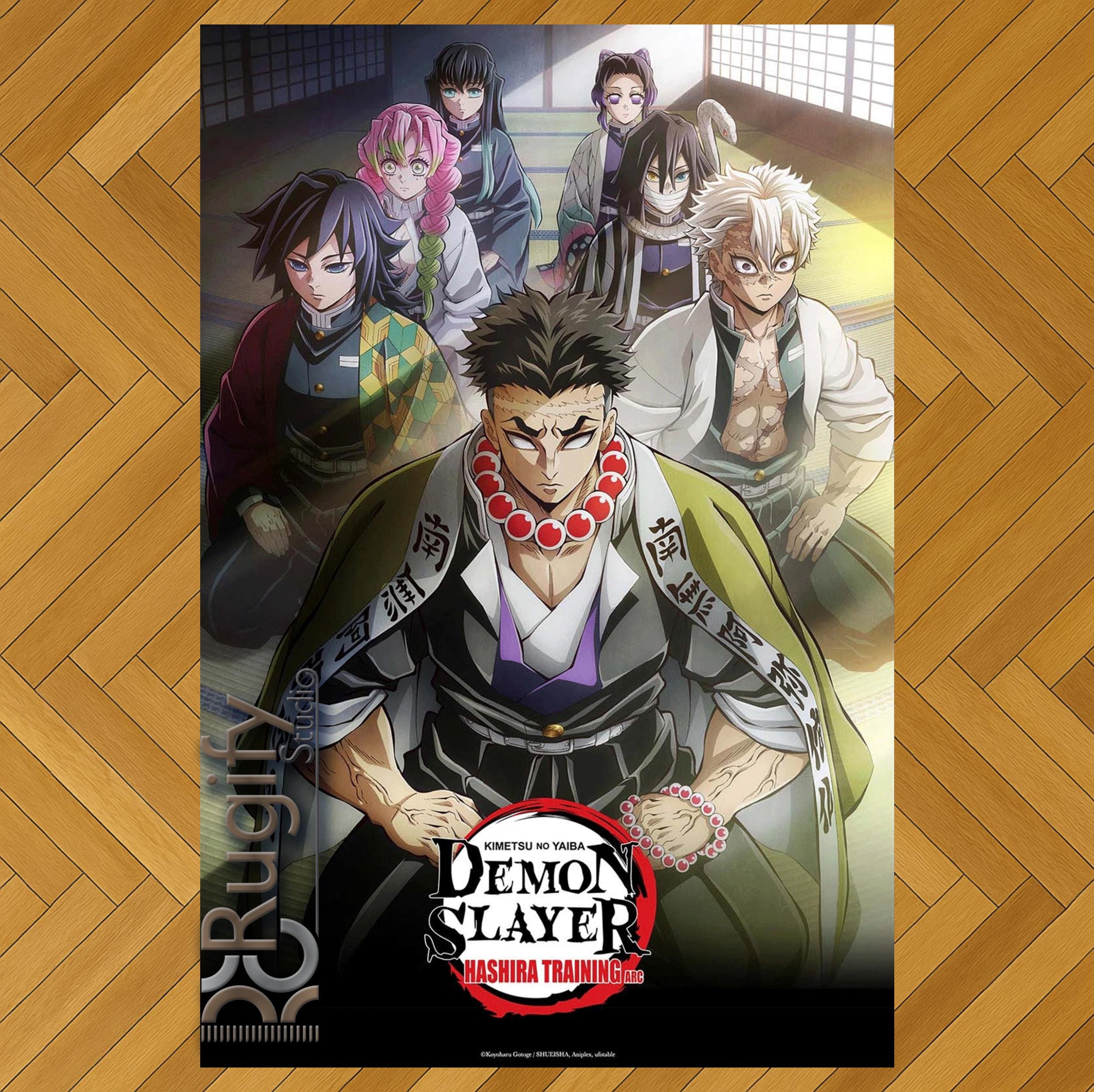 Hashira Rug Demon Slayer Hashira Training Rug, Anime Room Decor, Japanese Shonen ...