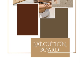 Vision Board: Ausführungsplan