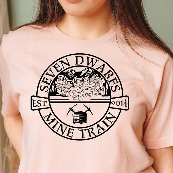 Seven Dwarfs Mine Train, Disney Snow White Shirt, Disney World Shirt, Disneyland Shirt, Disney Princess Shirt, Magic Kingdom Shirt, Disney