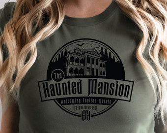 Disney Haunted Mansion, Haunted Mansion Ride Shirt, Disney World Ride Shirt, Haunted Mansions Shirt, Welcome Foolish Mortals, Disneyland Tee
