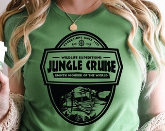 Camisa Jungle Cruise, Disney Jungle Cruise, Jungle Cruise Disney, Camisa Magic Kingdom, Camisa Disney Rides, Camisa Disney para mujeres hombres niños