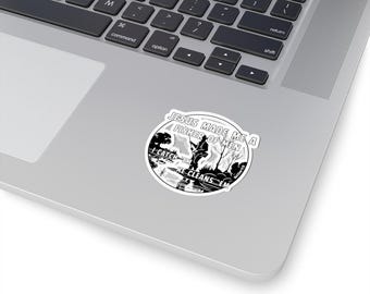 Christelijke vinylsticker: Jesus Made Me a Fisher of Men