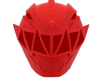 High-Quality 3D Printed Power Rangers Dino Fury Red Ranger Helmet Kit - Premium DIY Build