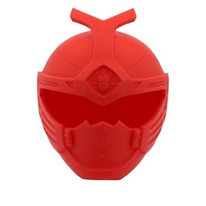 3D Printed Power Rangers Ninja Storm Crimson Ranger Helmet Kit – High-Quality Cosplay Accessory