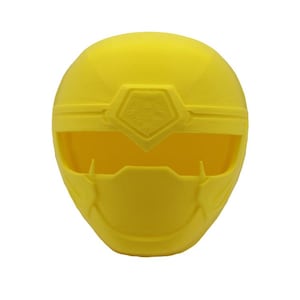 3D Printed Power Rangers Ninja Storm Yellow Ranger Helmet Kit