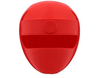 3D Printed Power Rangers Alien Rangers Red Helmet Kit – DIY Cosplay Accessory