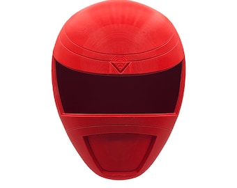 3D Print Power Rangers Red Ranger In Space Helmet Kit