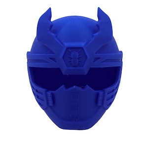 3D Printed Power Rangers Ninja Storm Navy Thunder Helmet Kit – High-Quality Cosplay Prop
