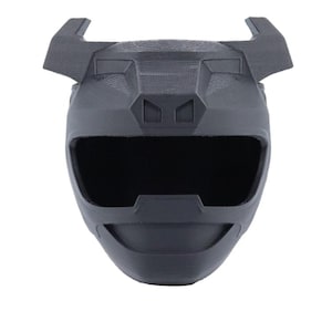 3D Printed Power Rangers Wild Force Black Ranger Helmet Kit