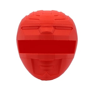 3D Printed Red Lost Galaxy Ranger Helmet Kit - Premium Power Rangers Cosplay Accessory