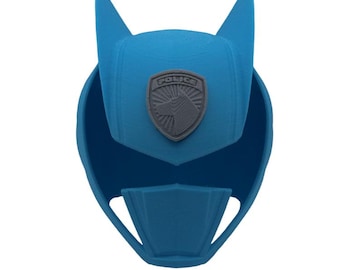 3D Printed Power Rangers Shadow SPD Helmet Kit - DIY Cosplay