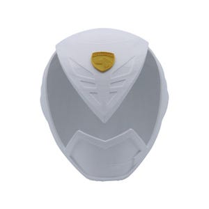 High-Quality 3D Printed White Omega SPD Power Rangers Helmet Kit - Premium DIY Build